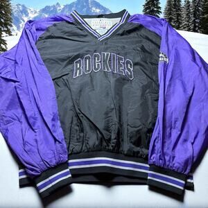 Vintage Chalk Line Colorado Rockies MLB Men’s XL Pullover Warm Up Sweatshirt
